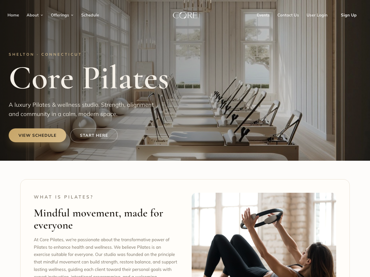CT Core Pilates