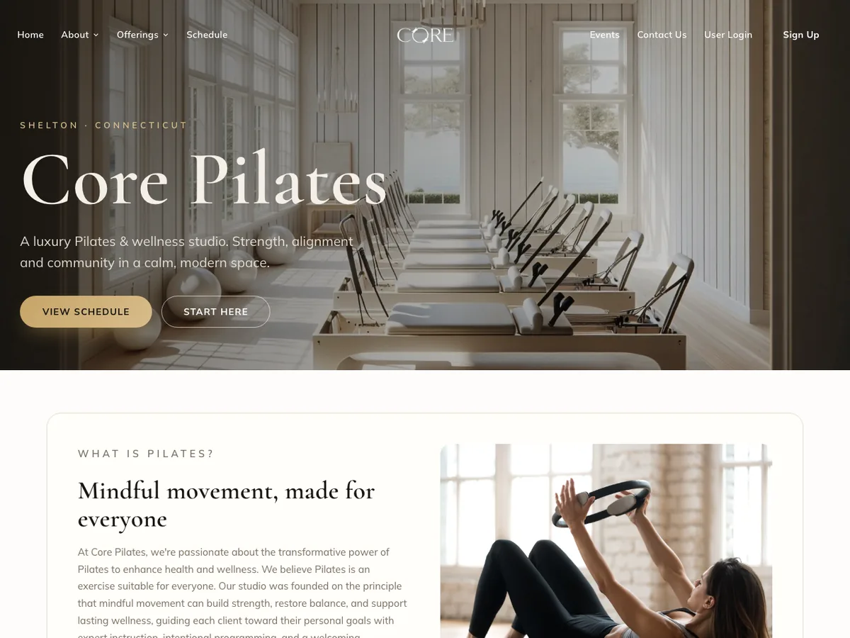 CT Core Pilates
