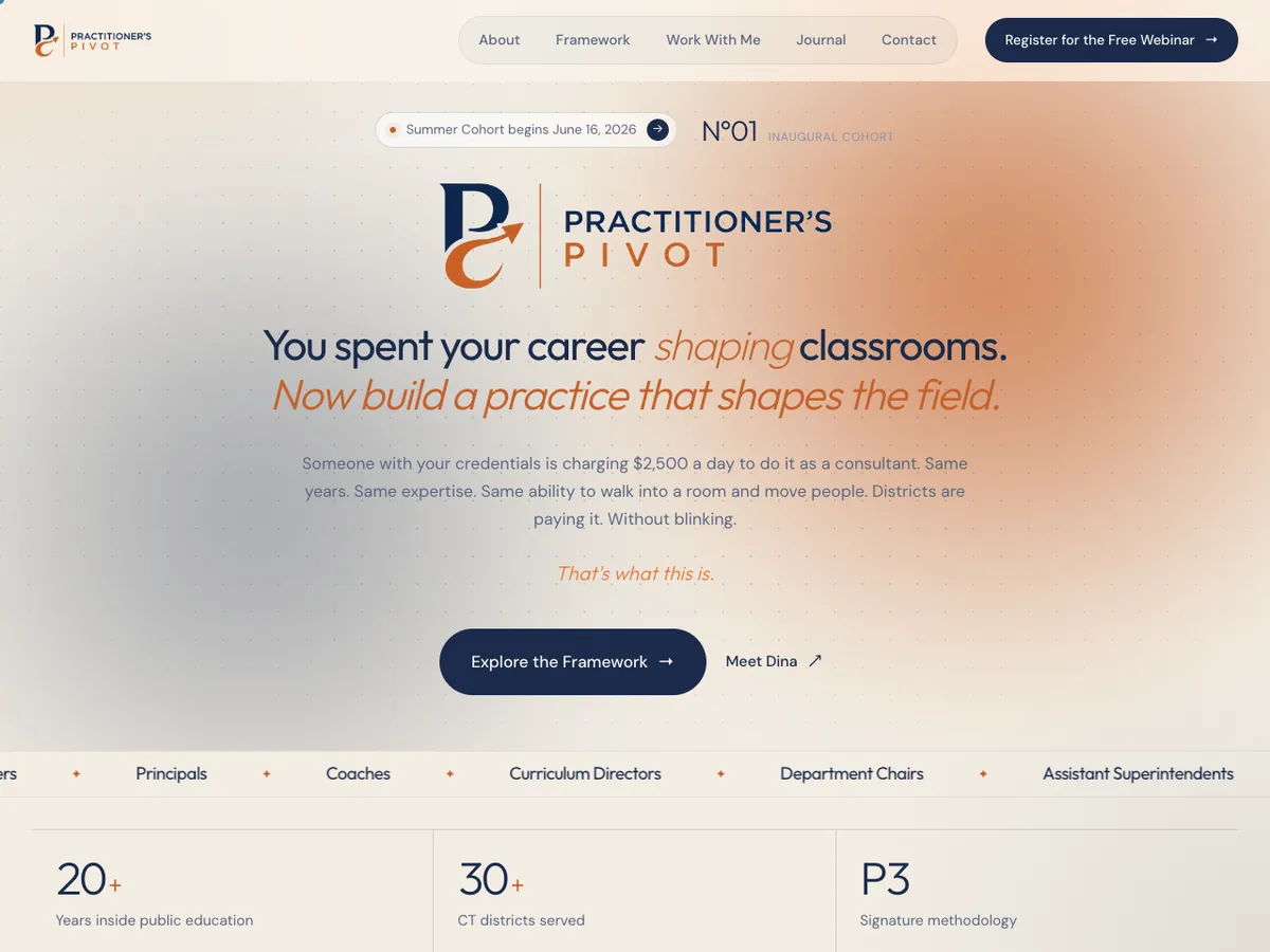 The Practitioner's Pivot